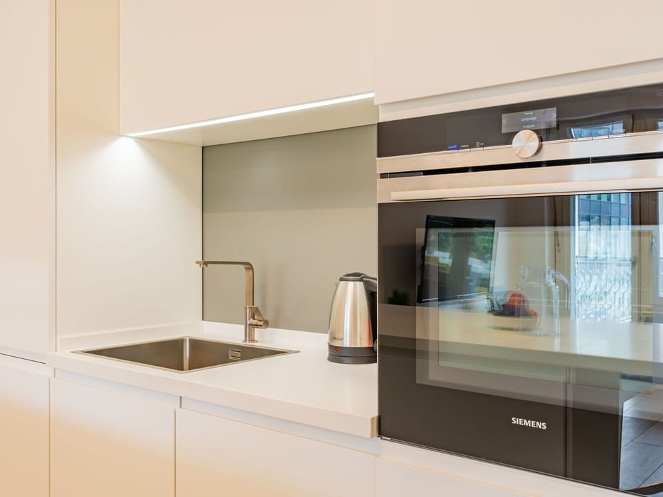 Tap, Cabinetry, Countertop, Sink, Kitchen Sink, Wood, Kitchen, Plumbing Fixture, House, Floor