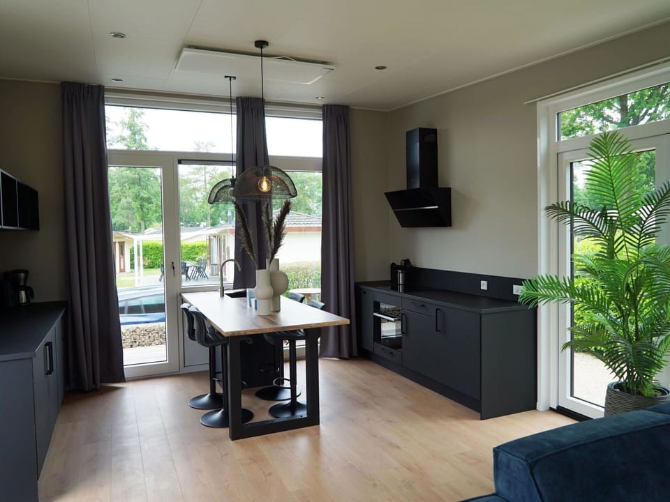 Cabinetry, Plant, Furniture, Countertop, Houseplant, Table, Window, Interior Design, Wood, Flooring