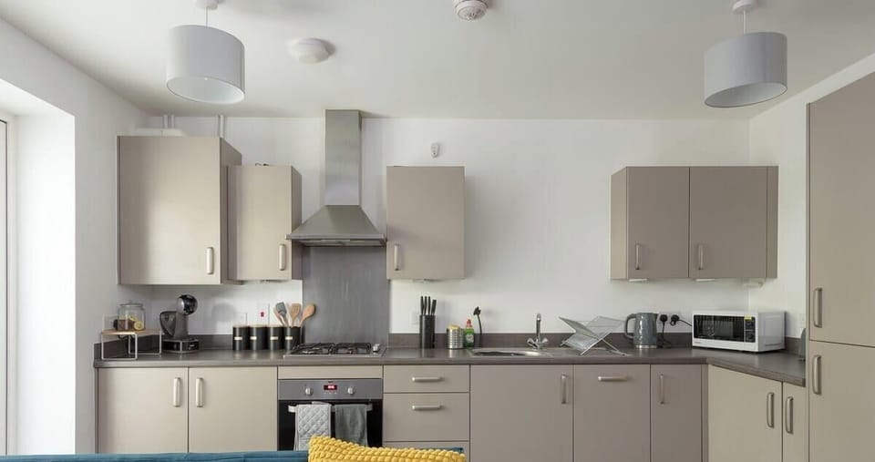Kitchen at Valore Property Services Short Lets & Serviced Accommodation