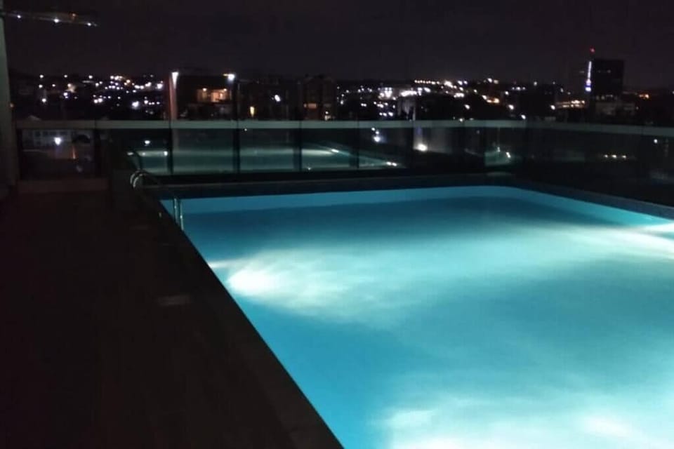 Night Pool View