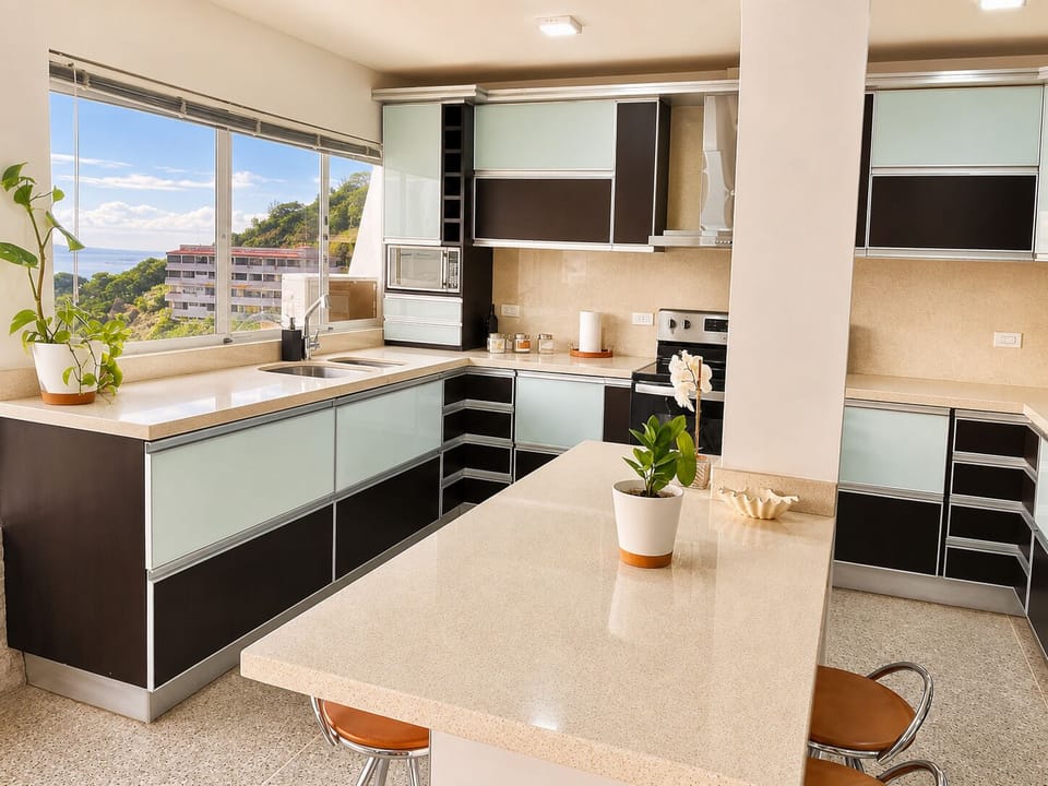 Cook, gather & linger in a RENOVATED GRANITE kitchen with island