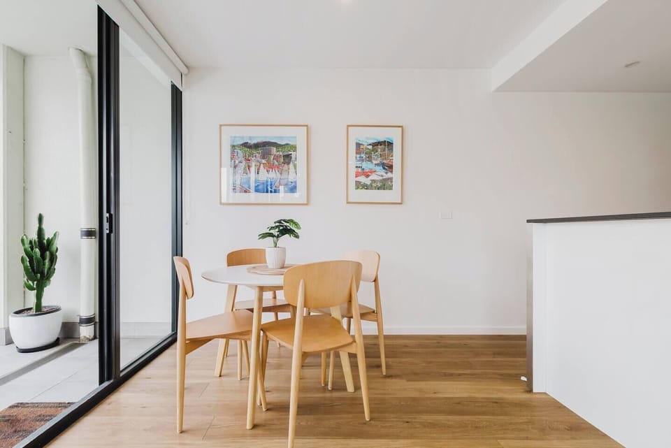 Seamless flow from indoors to out. This open-plan living area invites you to relax and entertain, connecting effortlessly to the spacious balcony.