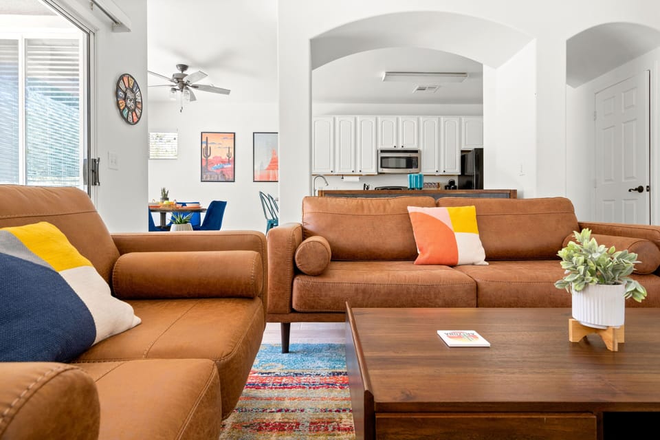 Curl up with a book, watch a movie, or relax in tranquility in this cozy room.