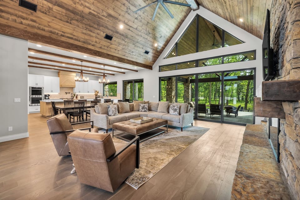Stunning grand living area