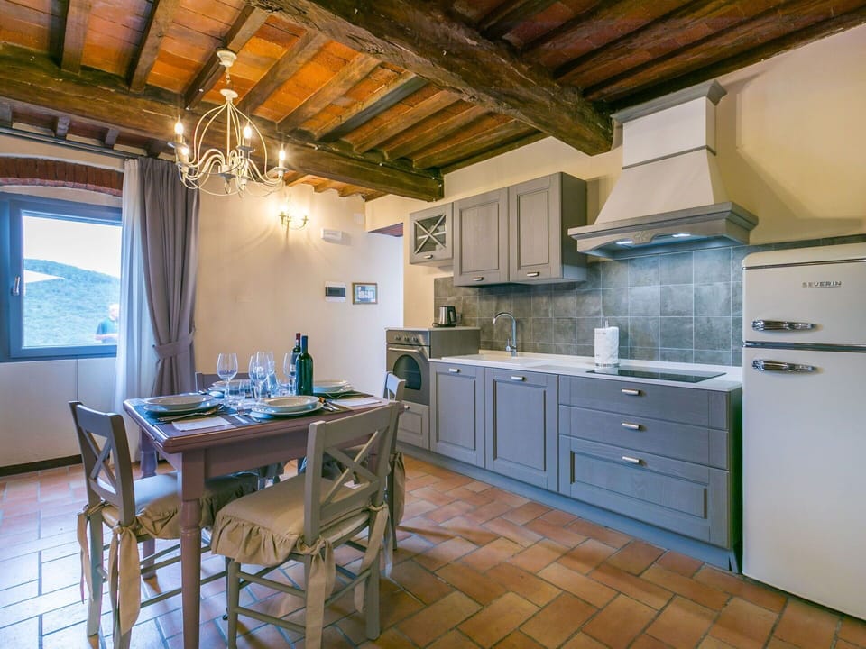 Furniture, Cabinetry, Countertop, Blue, Kitchen, Sink, Building, Chair, Wood, Table
