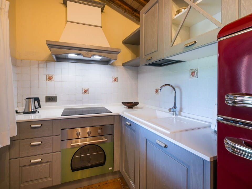 Cabinetry, Furniture, Property, Countertop, Sink, Kitchen Sink, Building, Tap, Kitchen, Interior Design