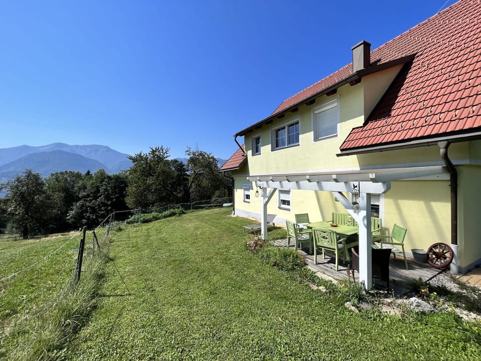 Sky, Plant, Building, Window, Land Lot, Slope, House, Natural Landscape, Grass, Cottage