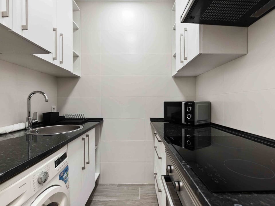 Cabinetry, Kitchen Sink, White, Sink, Tap, Countertop, Kitchen, Kitchen Stove, Flooring