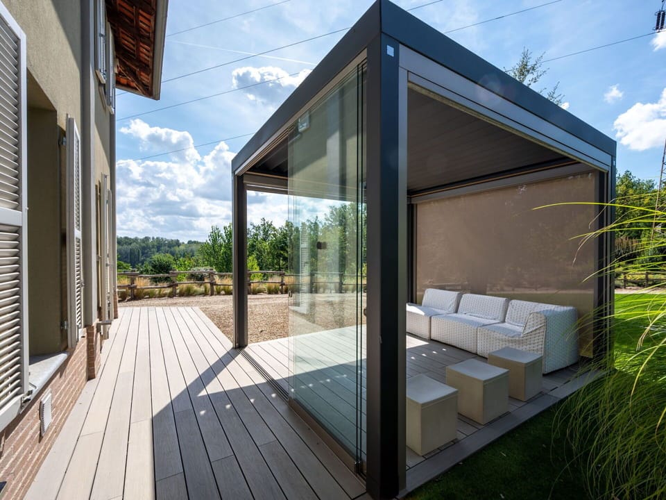 Cloud, Sky, Plant, Window, Building, Shade, Wood, Interior Design, House, Residential Area