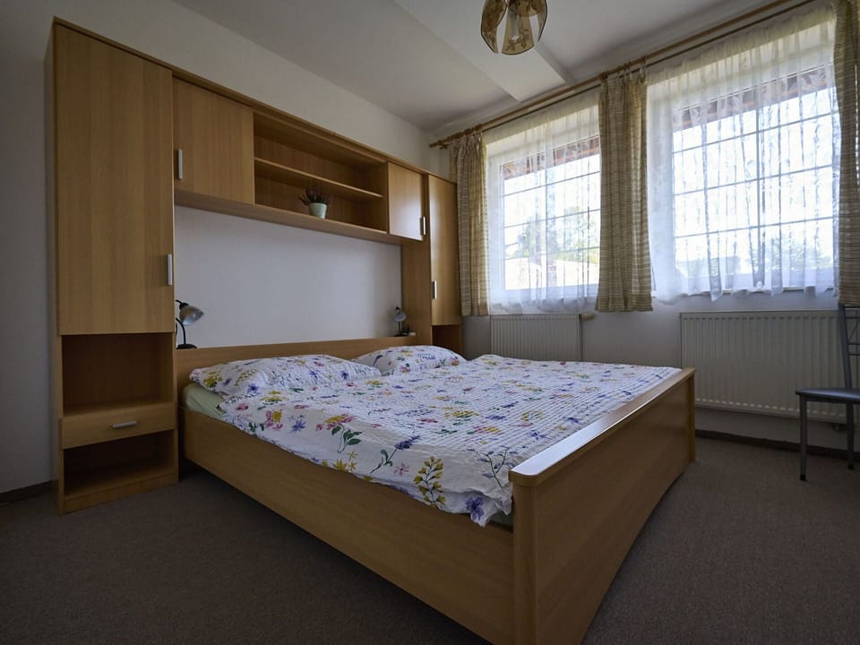 Furniture, Window, Cabinetry, Building, Comfort, Wood, Lighting, Interior Design, Bed Frame