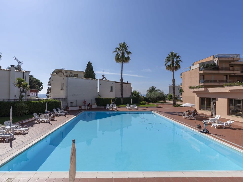 Water, Sky, Property, Building, Swimming Pool, Plant, Azure, Tree, Shade, Arecales