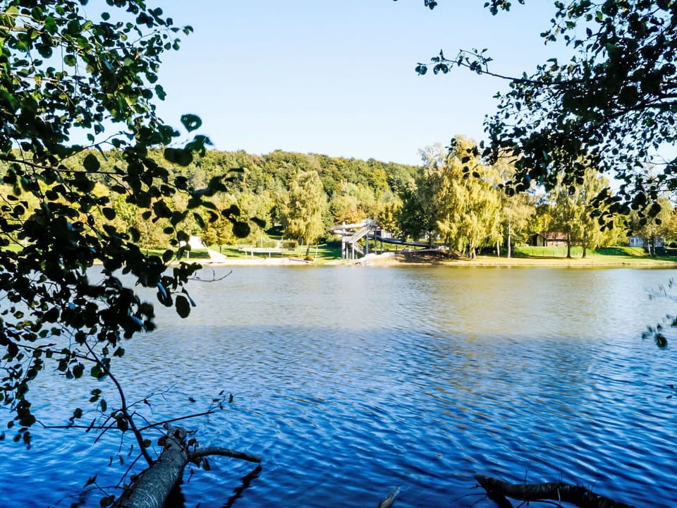 Blue, Water, Body Of Water, Tree, Nature, Green, Summer, Bank, Waterway, Watercourse