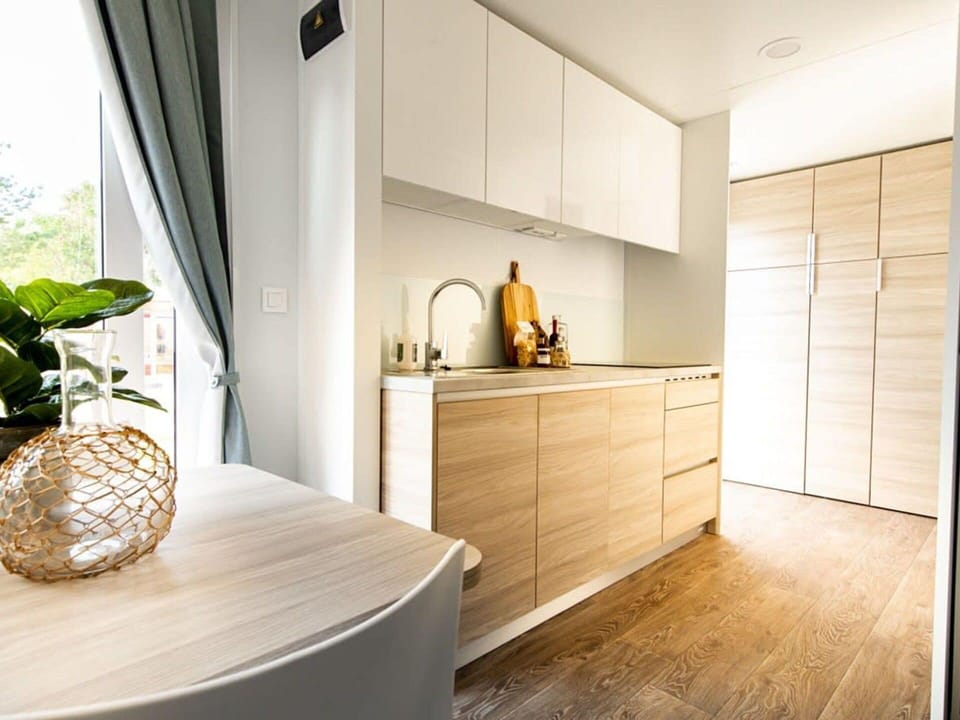 Cabinetry, Furniture, Plant, Wood, Flooring, Floor, Countertop, Building, Hardwood, Comfort