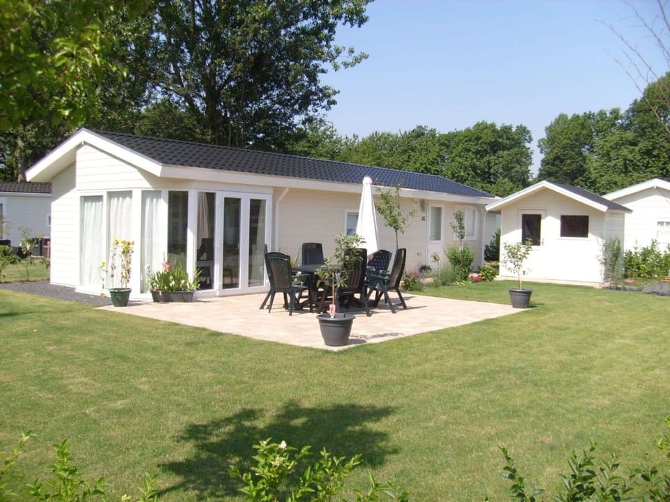 Plant, Building, Sky, Shade, Tree, Land Lot, Chair, House, Grass, Window