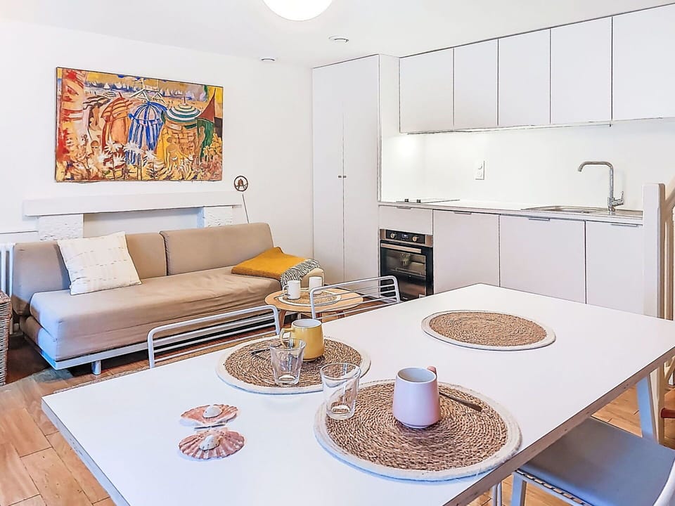 Furniture, Interior Design, Flooring, Floor, Wall, Wood, Table, Couch, Room, Apartment