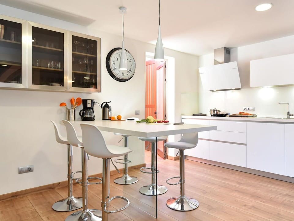 Furniture, Property, Table, Cabinetry, Chair, Building, Wood, Orange, Interior Design, Lighting