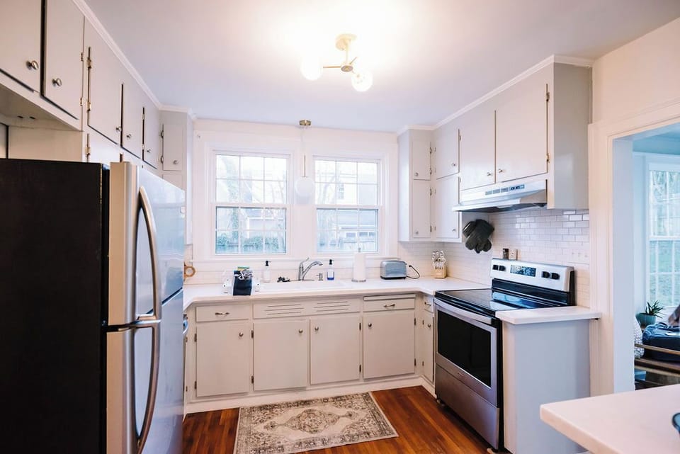 Prepare your favorite meals in this beautiful kitchen