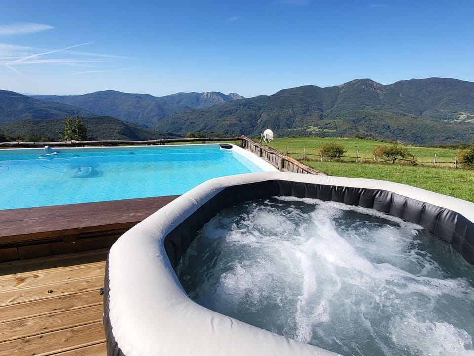 Swimming Pool, Mountain Range, Leisure, Resort, Deck, Jacuzzi, Thermae, Eco Hotel, Hardwood