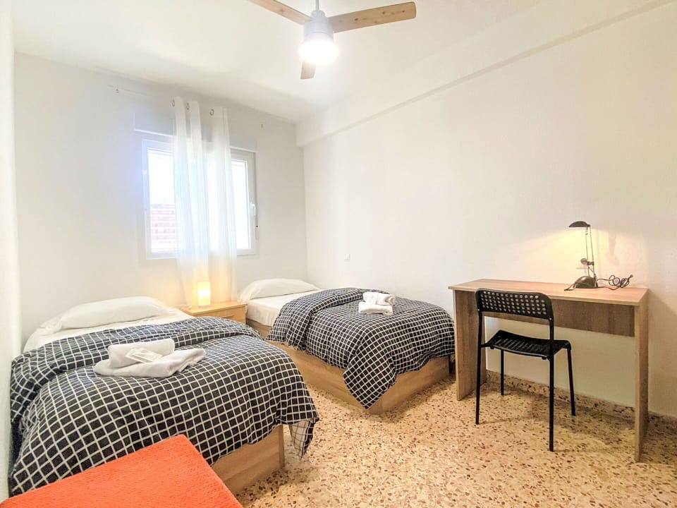 Interior Design, Bedroom, Bed, Floor, Flooring, Ceiling, Furniture, Bed Sheet, Bedding, Bed Frame