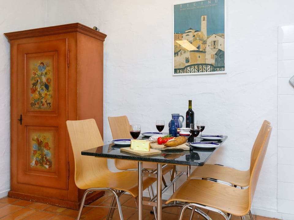Table, Furniture, Building, Wood, Chair, Interior Design, Orange, Wall, Bottle, Picture Frame