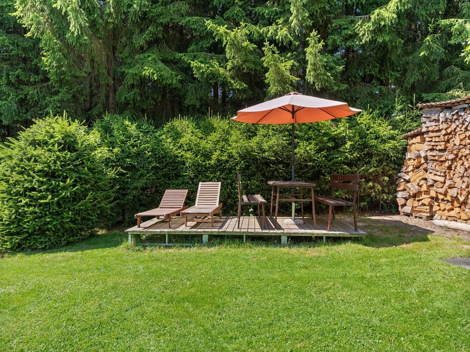 Furniture, Green, Wood, Outdoor Furniture, Shrub, Garden, Outdoor Table, Chair, Groundcover, Hardwood