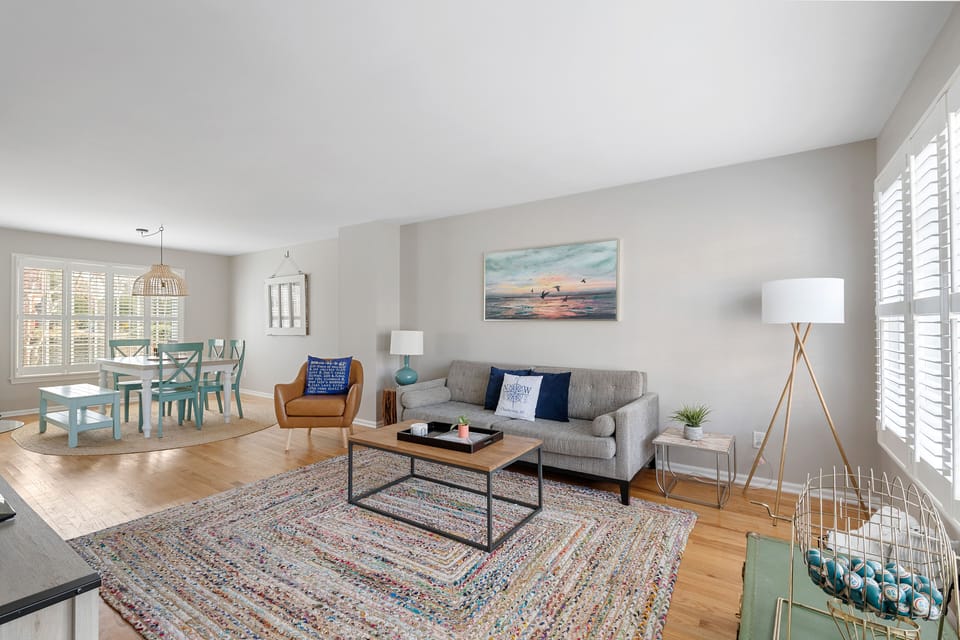 Open Concept Living and Dining Room