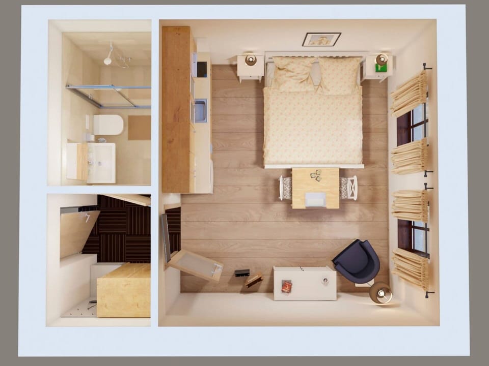 Wood, Shelving, Interior Design, Rectangle, Flooring, Room, Plywood, Armrest, Ceiling, Table