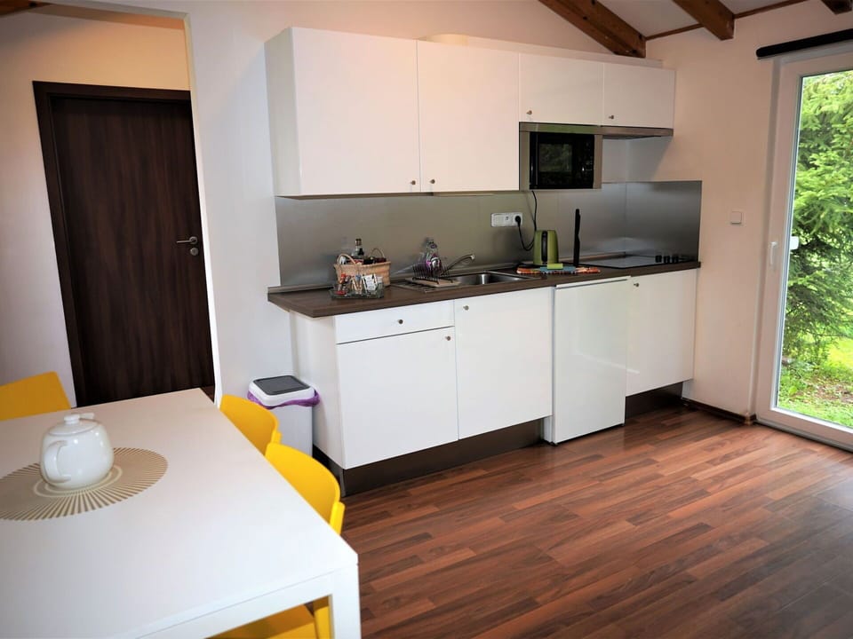 Cabinetry, Furniture, Building, Countertop, Table, Wood, Sink, Kitchen, Chair, Interior Design