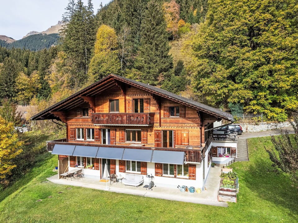 Home, House, Architecture, Cottage, Larch, Porch, Mountain Village, Log Cabin, Balcony