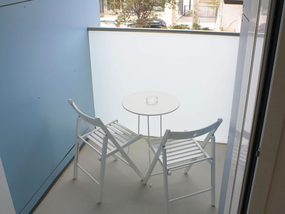 Furniture, Interior Design, Floor, Chair, Glass, Outdoor Furniture, Balcony, Outdoor Table, Coffee Table, Daylighting