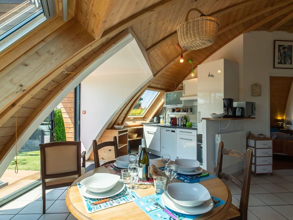 Furniture, Table, Property, Lighting, Chair, Interior Design, Picture Frame, Wood, Dishware, Flooring