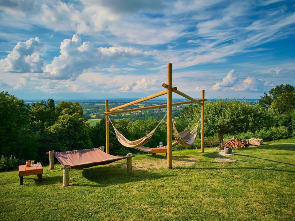 Table, Sky, Furniture, Chair, Azure, Interior Design, Architecture, Shade, Tableware, Outdoor Furniture