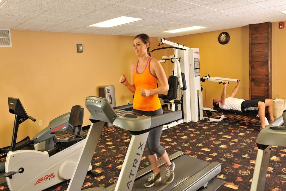Keep your routine going with cardio and strength equipment.
