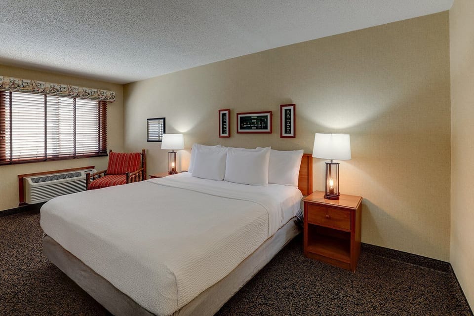 Bedroom. Interior and views may vary based on location and availability.