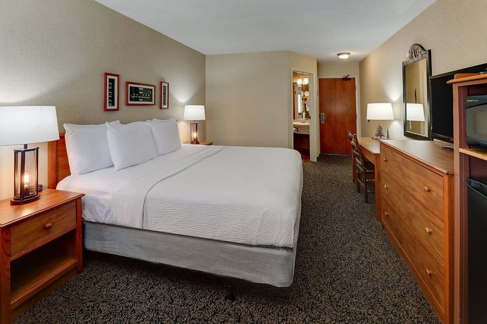 Bedroom. Interior and views may vary based on location and availability.