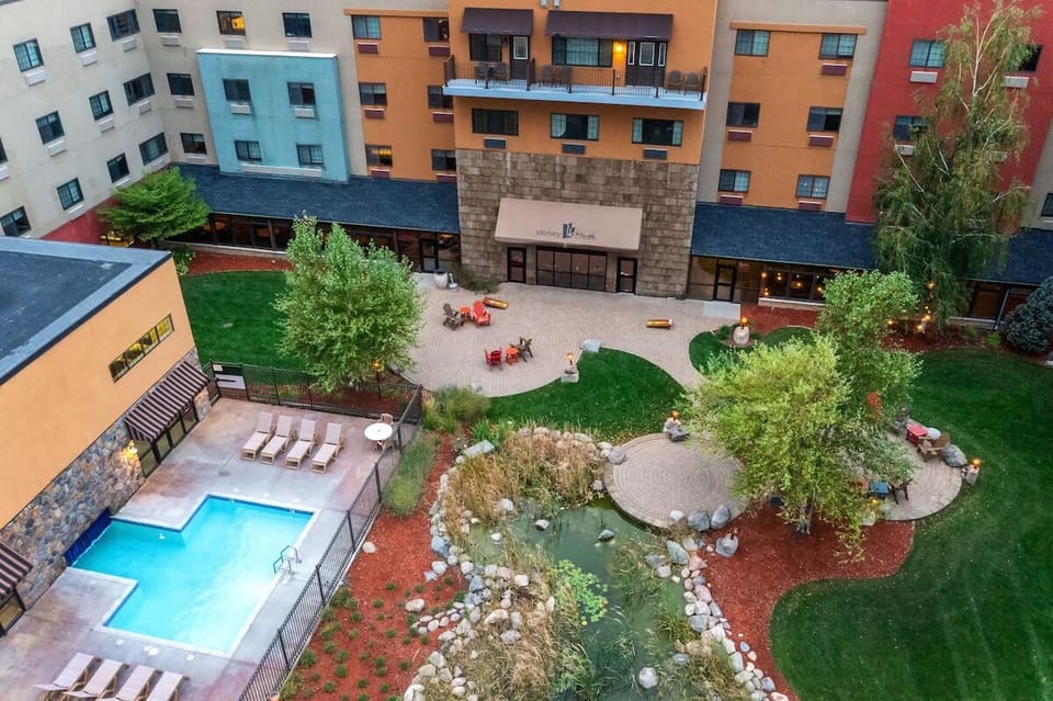 Aerial view of the Property