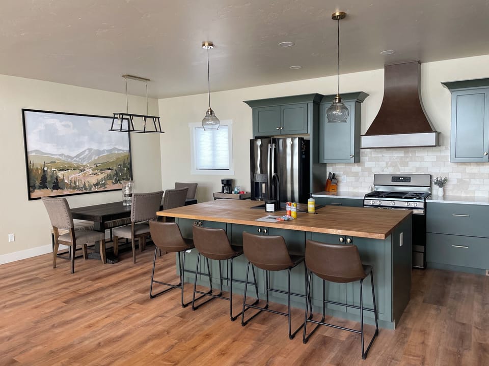 Cook delicious meals with family & friends in our new, fully stocked kitchen
