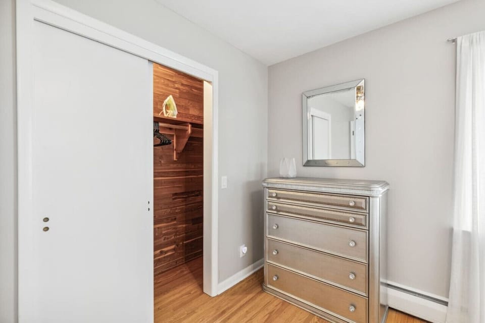 Dresser and large closet in bedroom #3