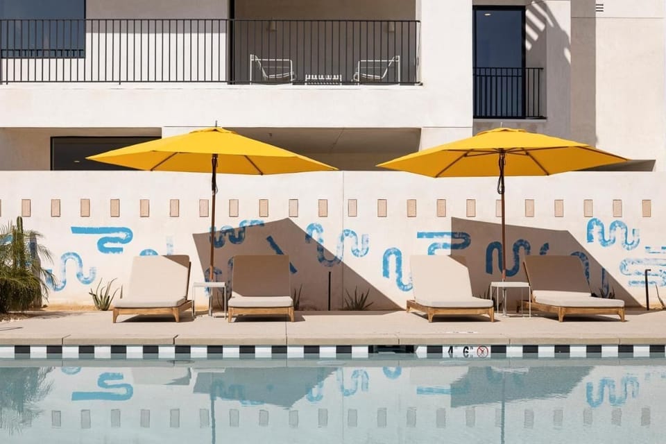 Pool and lounges