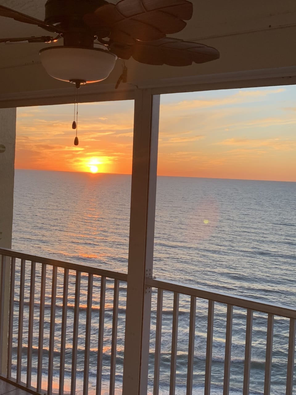 Sunset from veranda