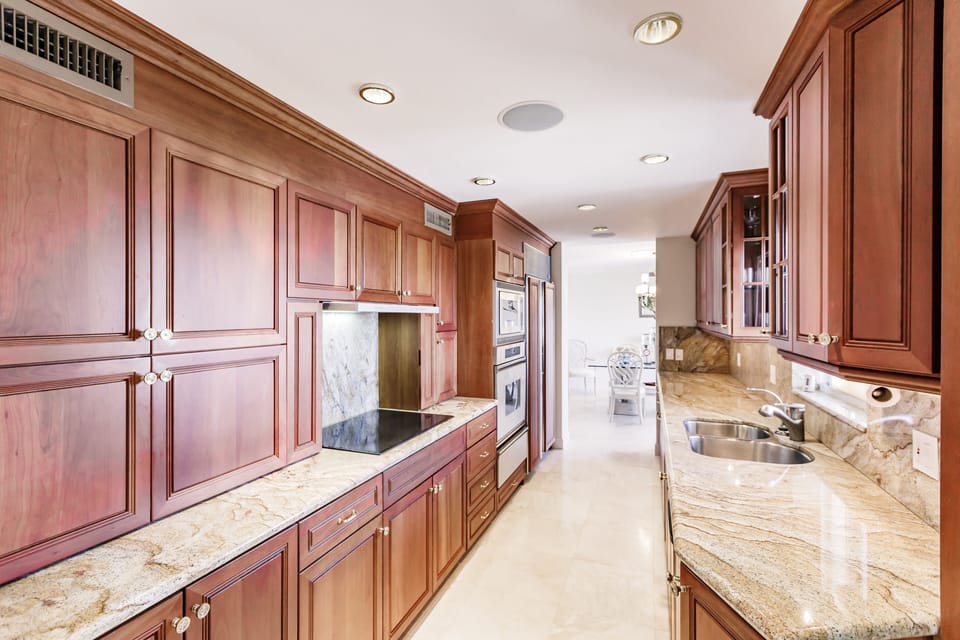 Kitchen with upgraded appliances