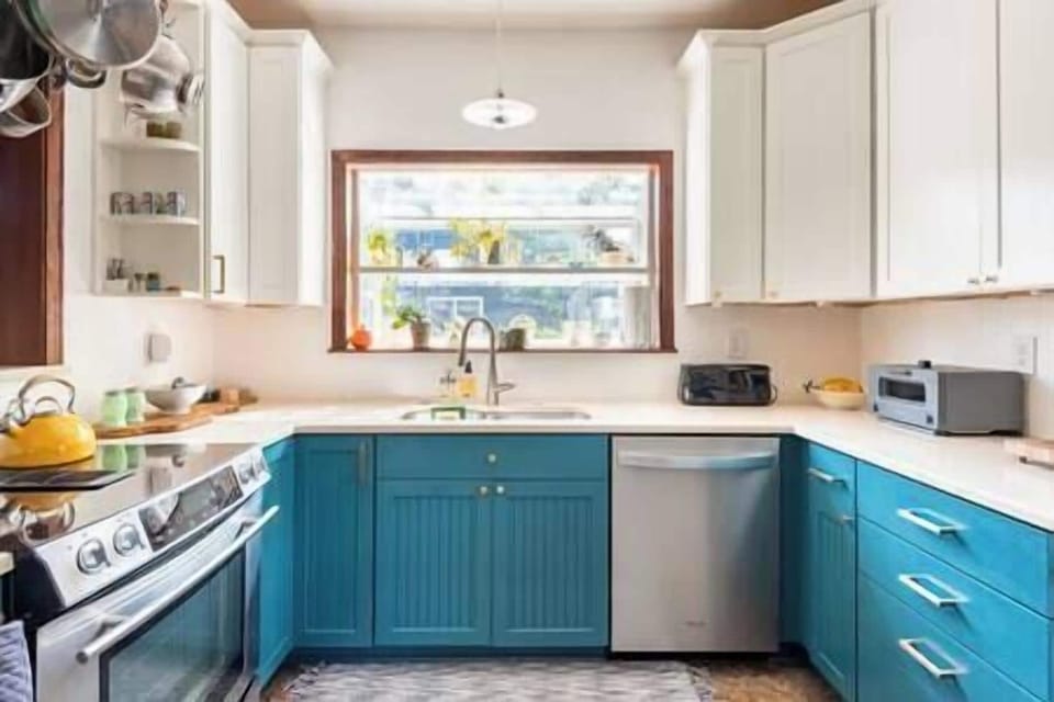 Kitchen window, south facing