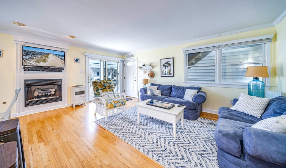 Living area with plush seating
