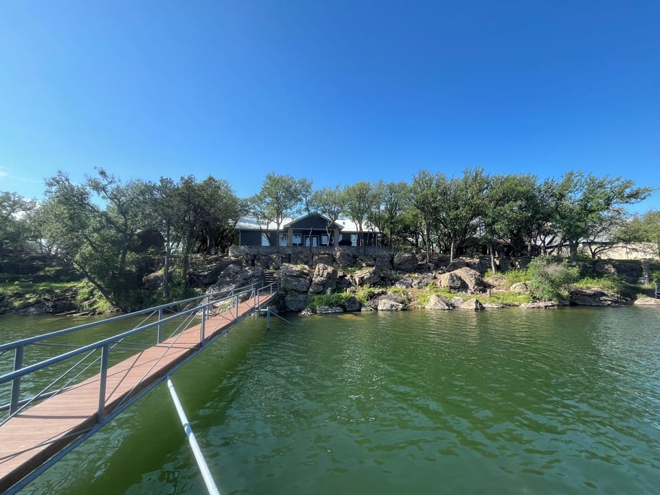 Lakeside view from the dock