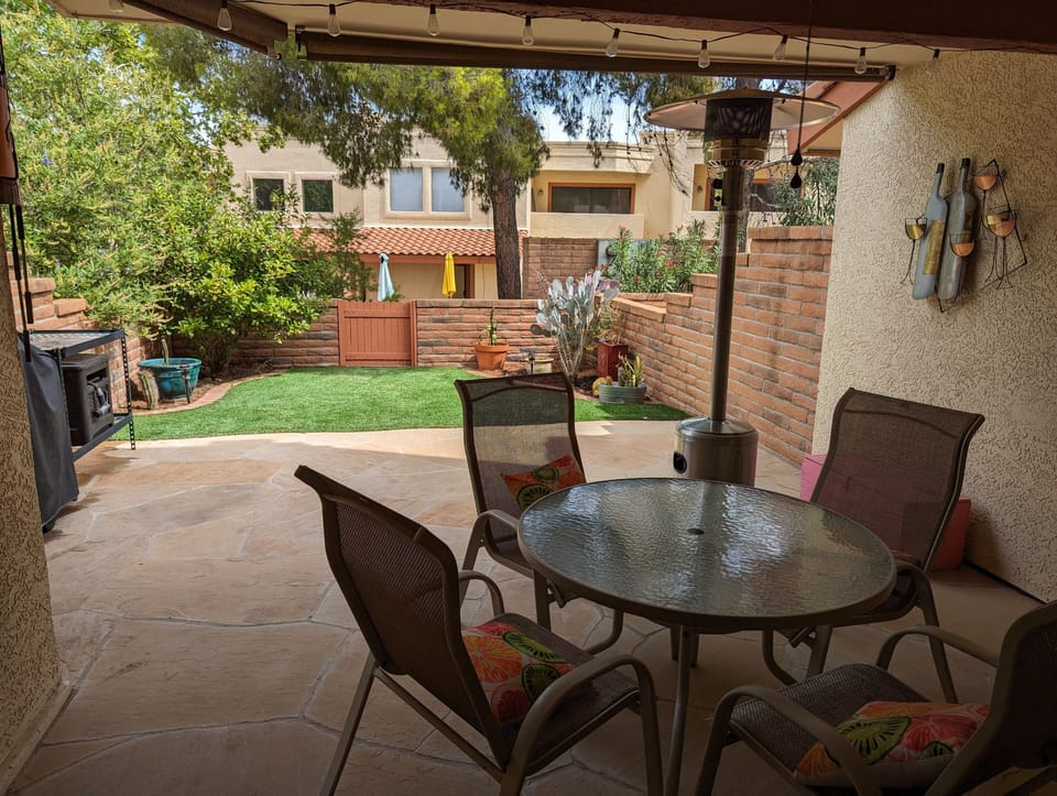 Private patio