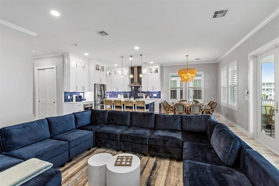 Spacious elegance with plush seating, chic decor, and stunning natural light!