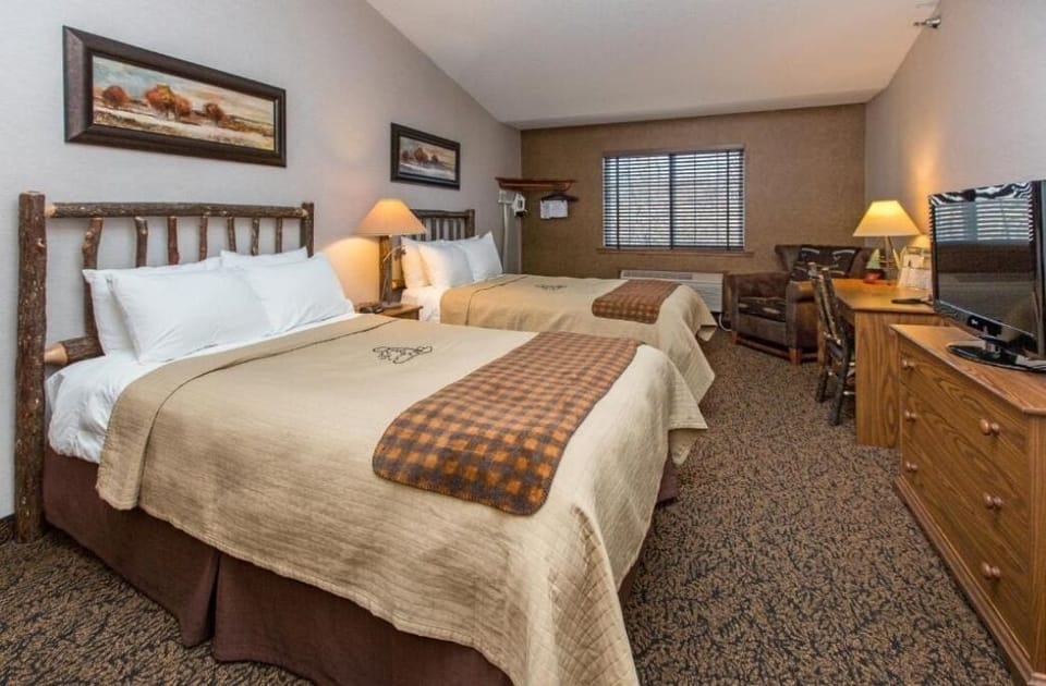 Bedroom. Interior and views may vary based on location and availability
