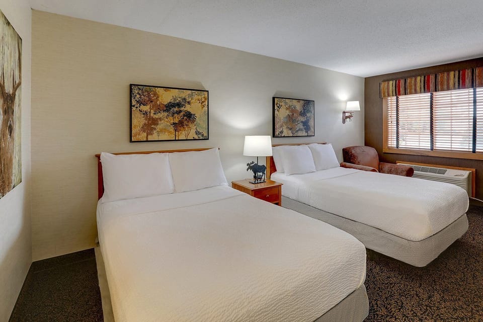 Stretch out comfortably with plenty of space between the beds.
