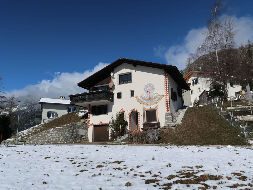 Cloud, Sky, Building, Window, Snow, Slope, Tree, House, Cottage, Door
