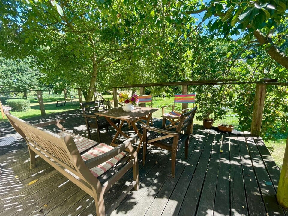 Wood, Furniture, Outdoor Furniture, Outdoor Table, Hardwood, Wood Stain, Spring, Garden, Shade, Chair